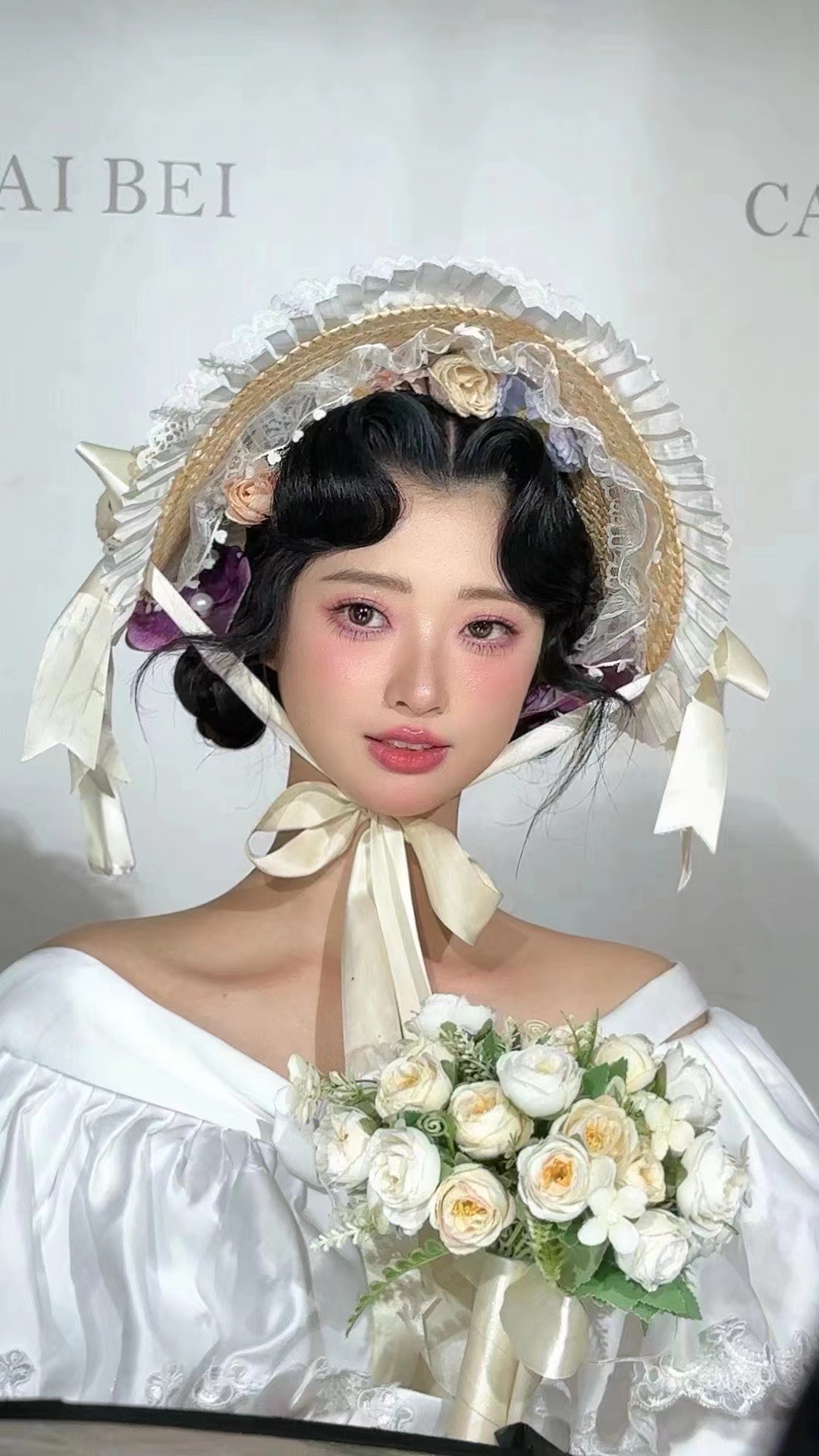 南阳化妆彩妆纹绣培训-彩贝美学苑    学生作品